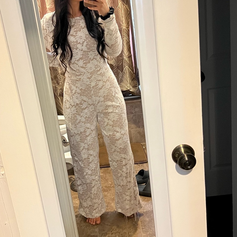 Floral Lace Jumpsuit